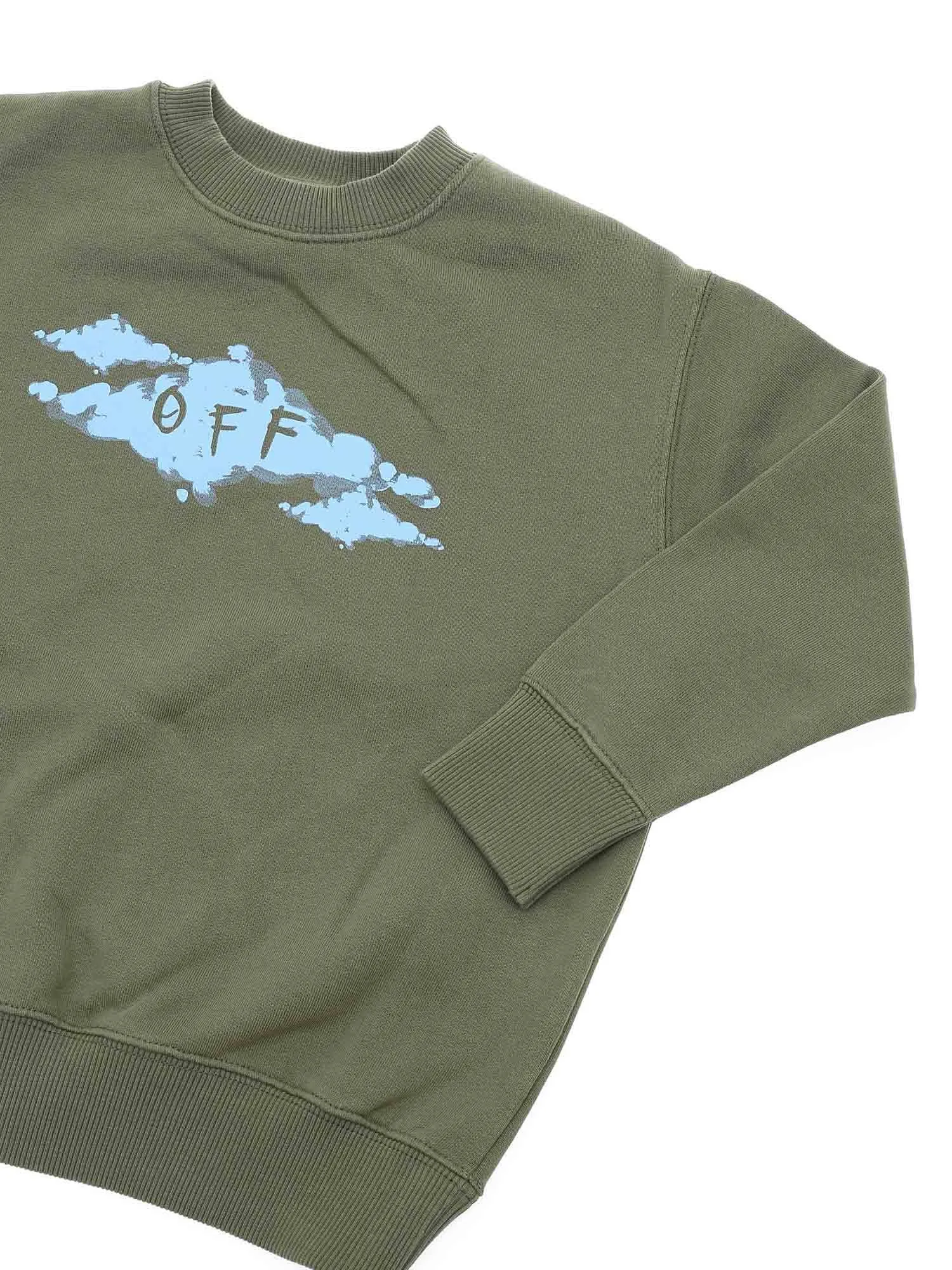 Off-White Kids Cloud Logo Printed Sweatshirt