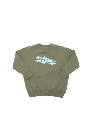 Off-White Kids Cloud Logo Printed Sweatshirt
