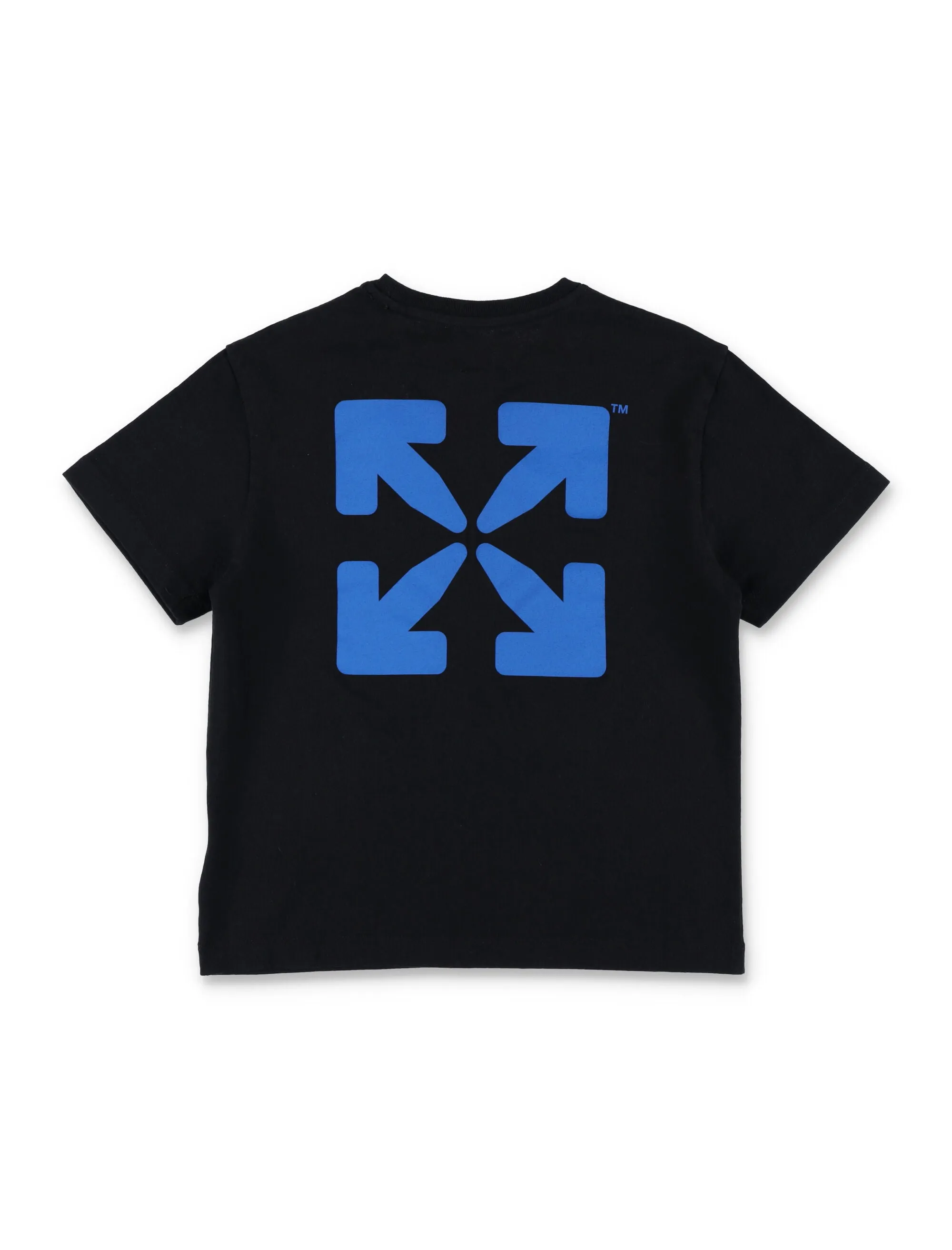 Off-White Kids Logo Printed Crewneck T-Shirt