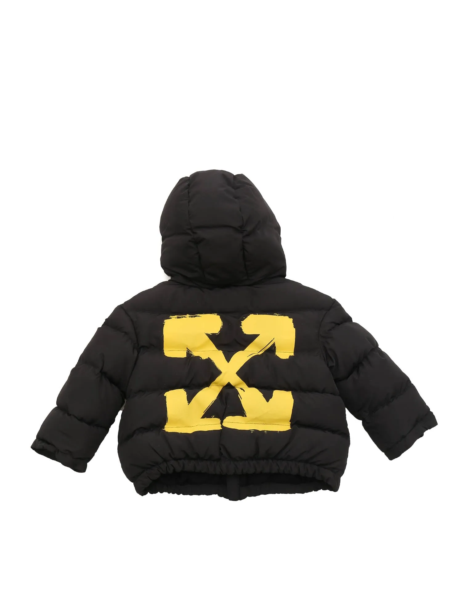 Off-White Kids Logo Printed Hooded Jacket