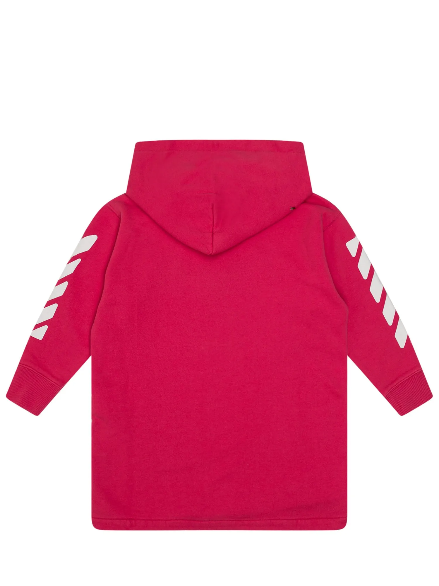 Off-White Kids Off Printed Hoodie Dress