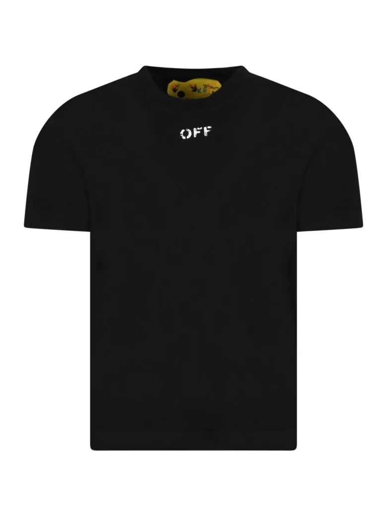 Off-White Kids Off Printed T-Shirt