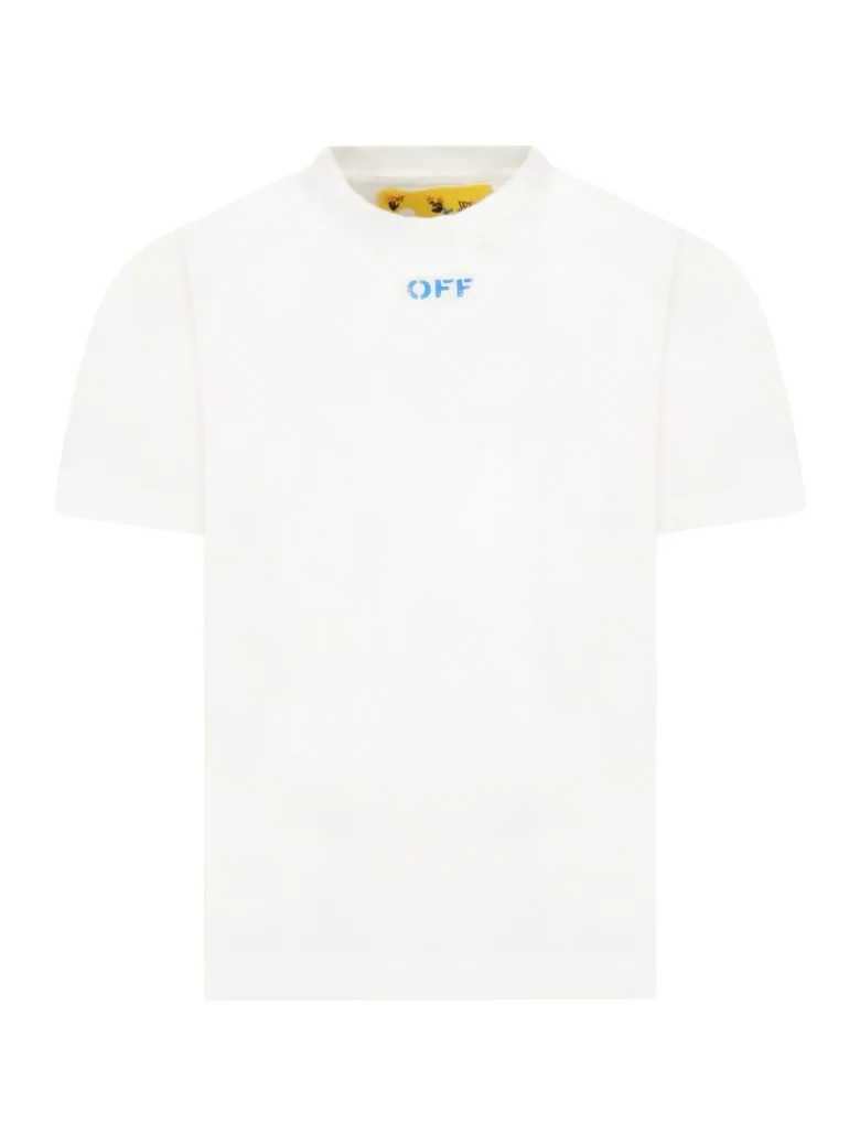 Off-White Kids Off Printed T-Shirt
