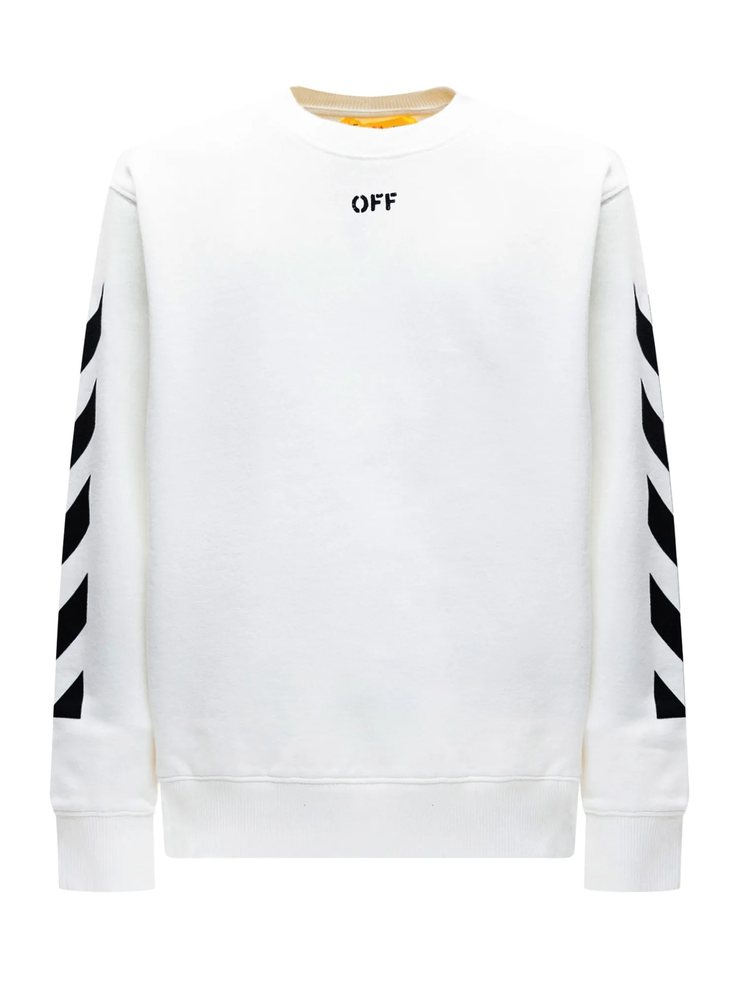 Off-White Kids Striped Crewneck Sweatshirt