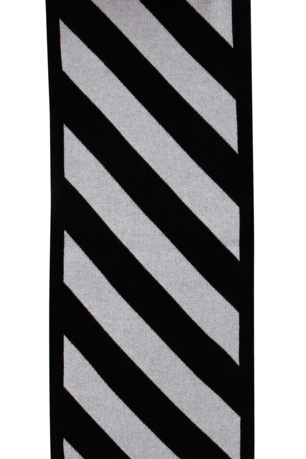 Off-White Kids Striped Knitted Scarf