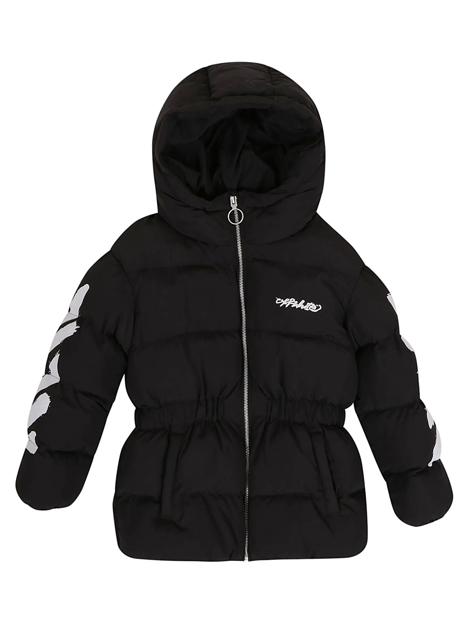 Off-White Kids Zip-Up Puffer Jacket