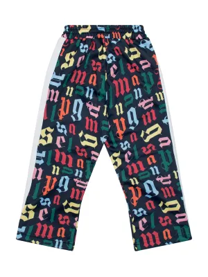 Palm Angels Kids Allover Logo Printed Track Pants