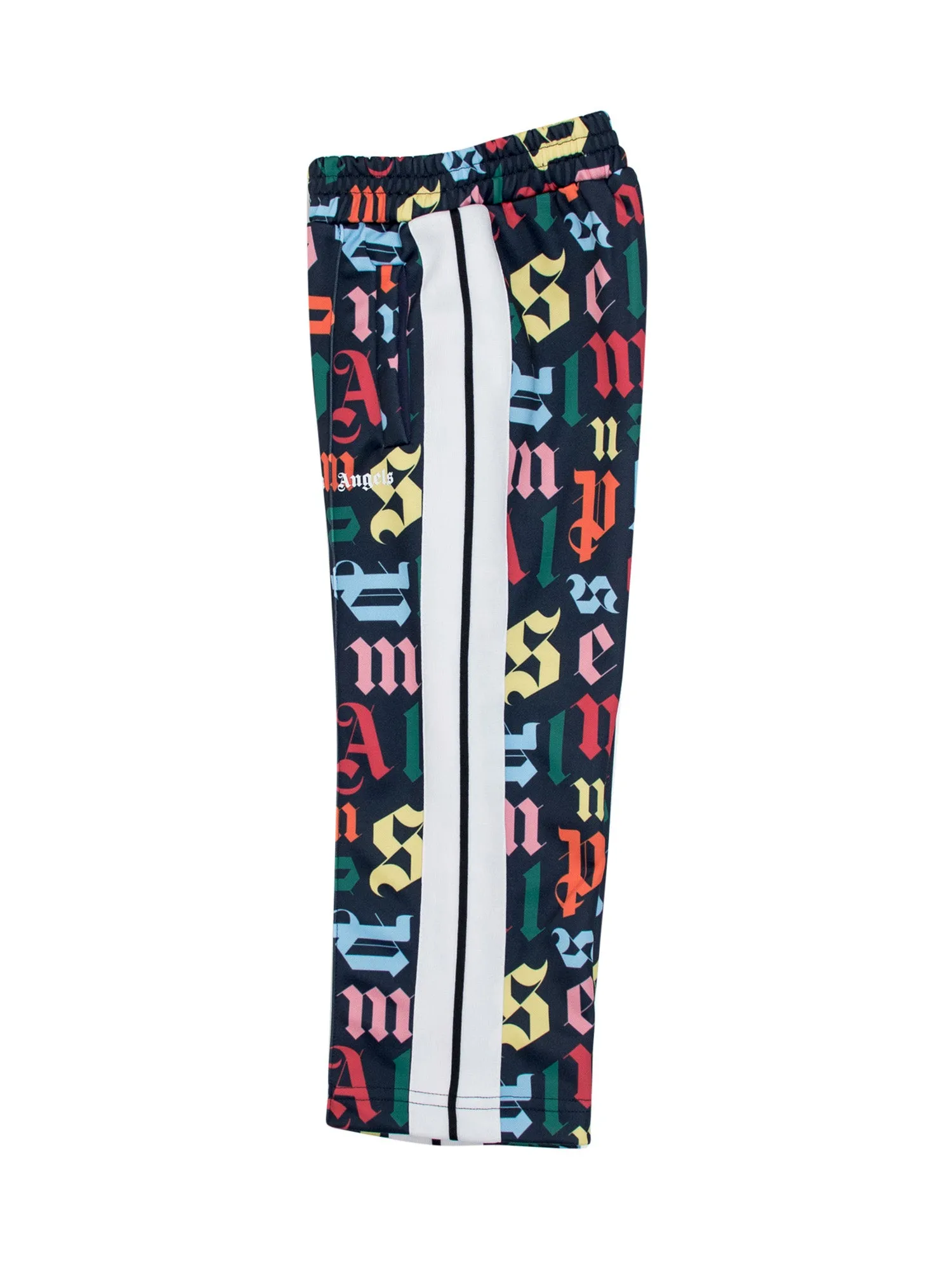 Palm Angels Kids Allover Logo Printed Track Pants