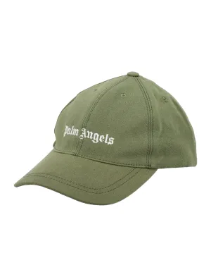 Palm Angels Kids Logo Embroidered Baseball Cap