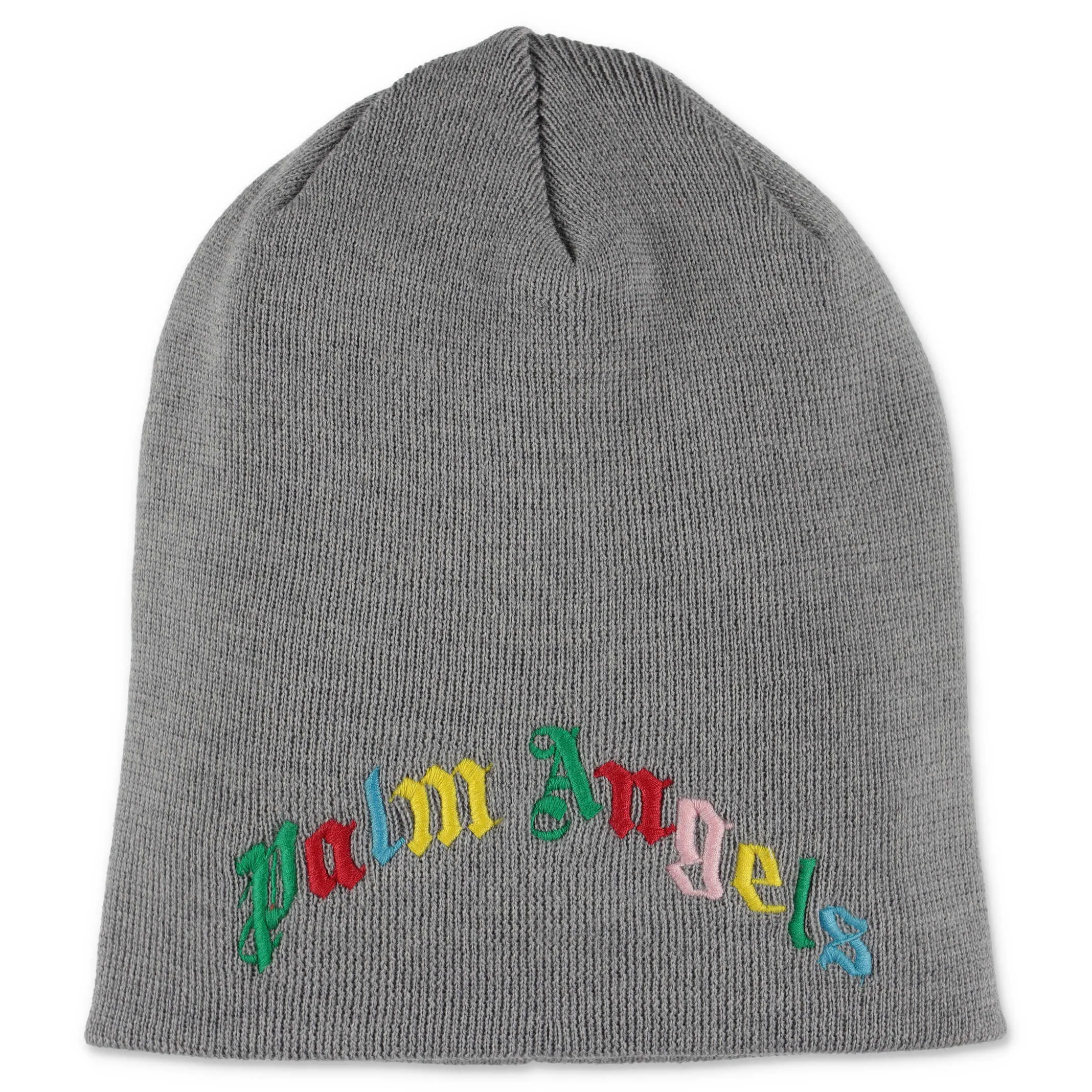 Palm Angels Kids Logo Embroidered Beanie