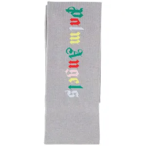 Palm Angels Kids Logo Intarsia Scarf