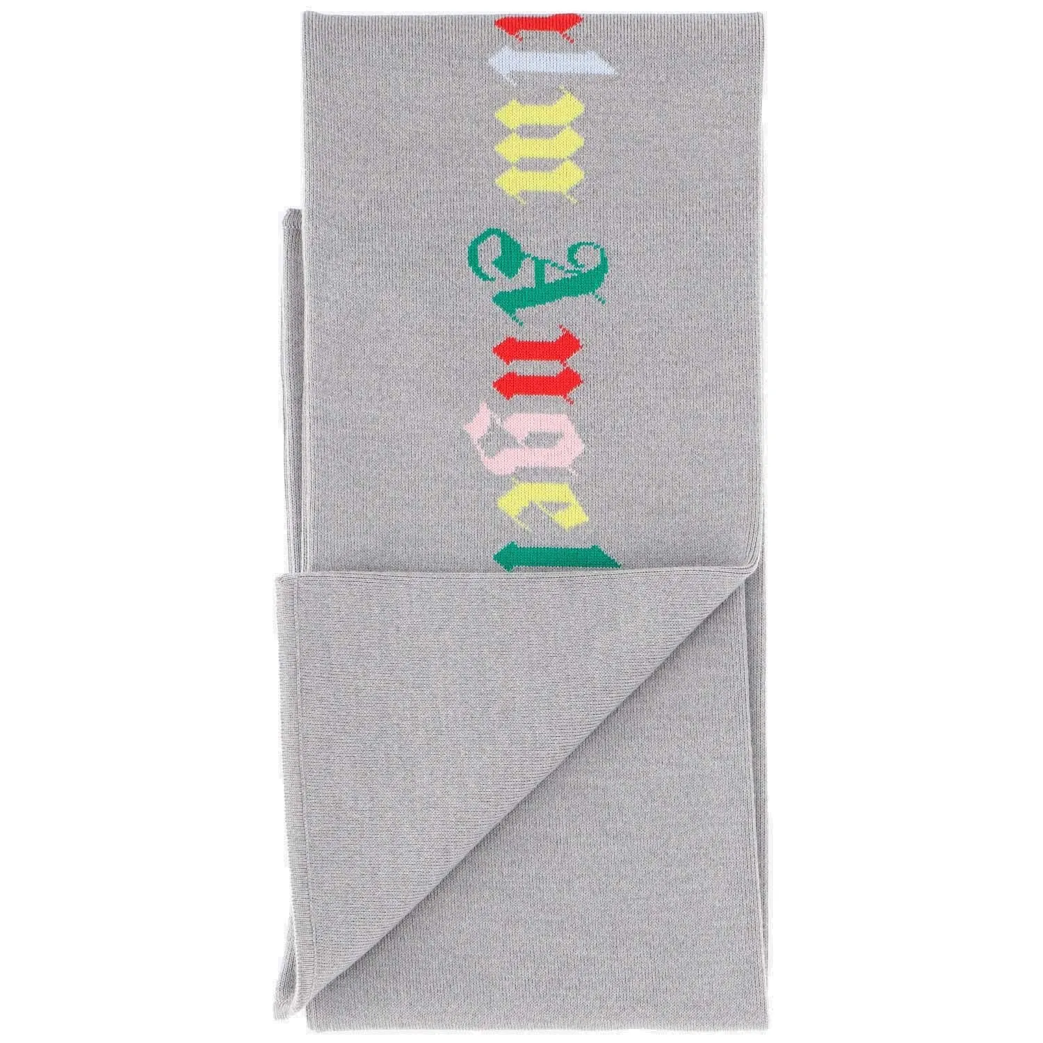 Palm Angels Kids Logo Intarsia Scarf