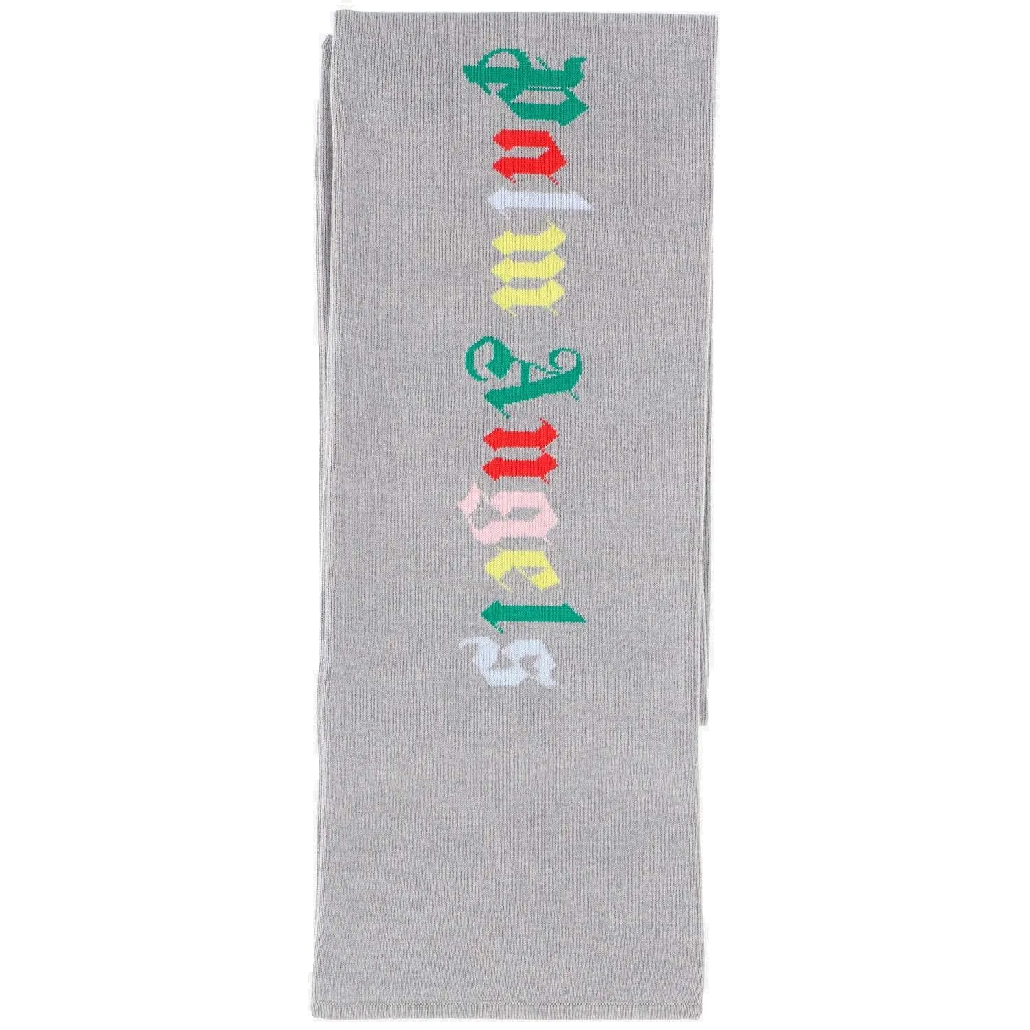 Palm Angels Kids Logo Intarsia Scarf
