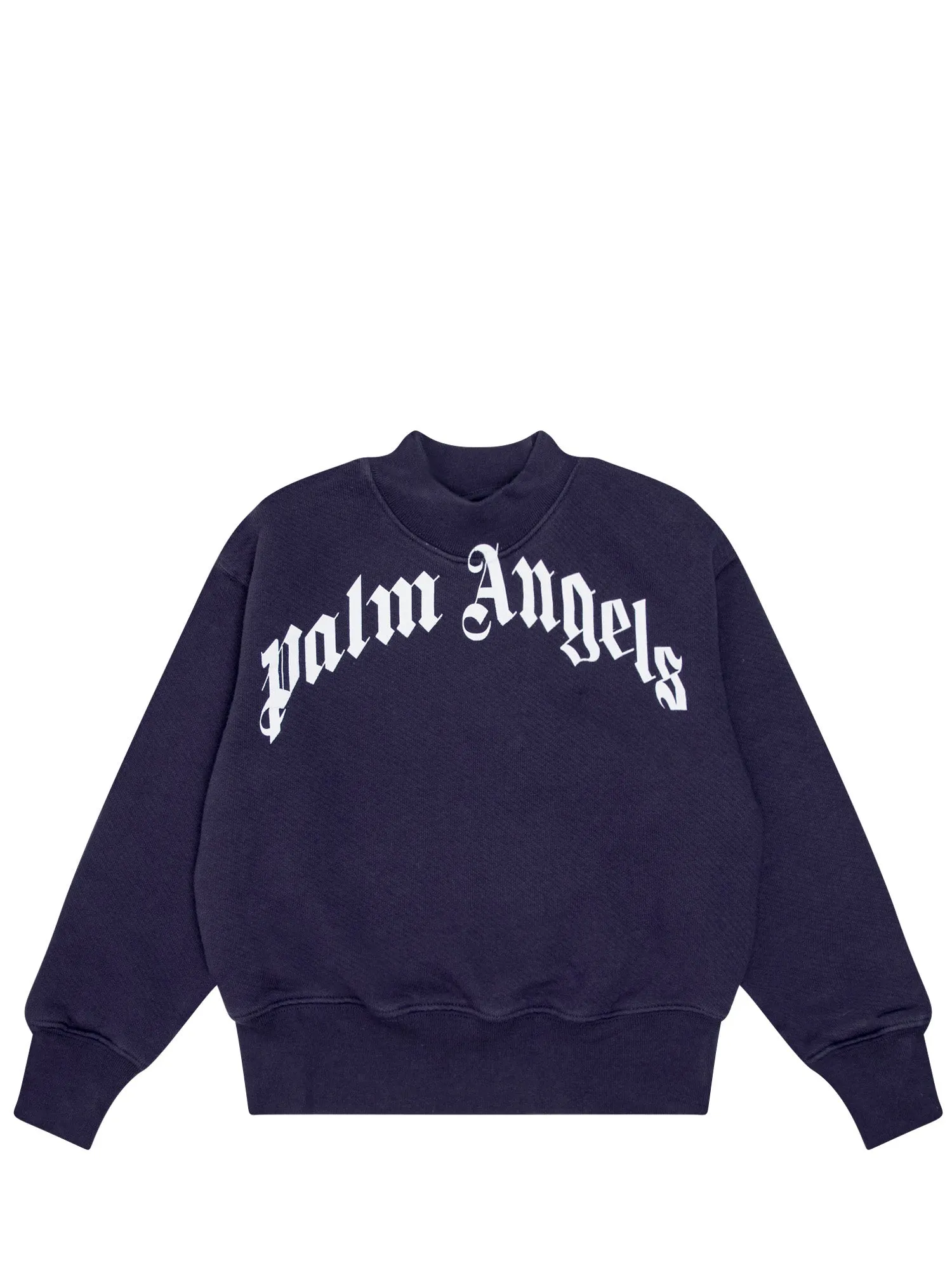 Palm Angels Kids Logo Print Crewneck Sweatshirt