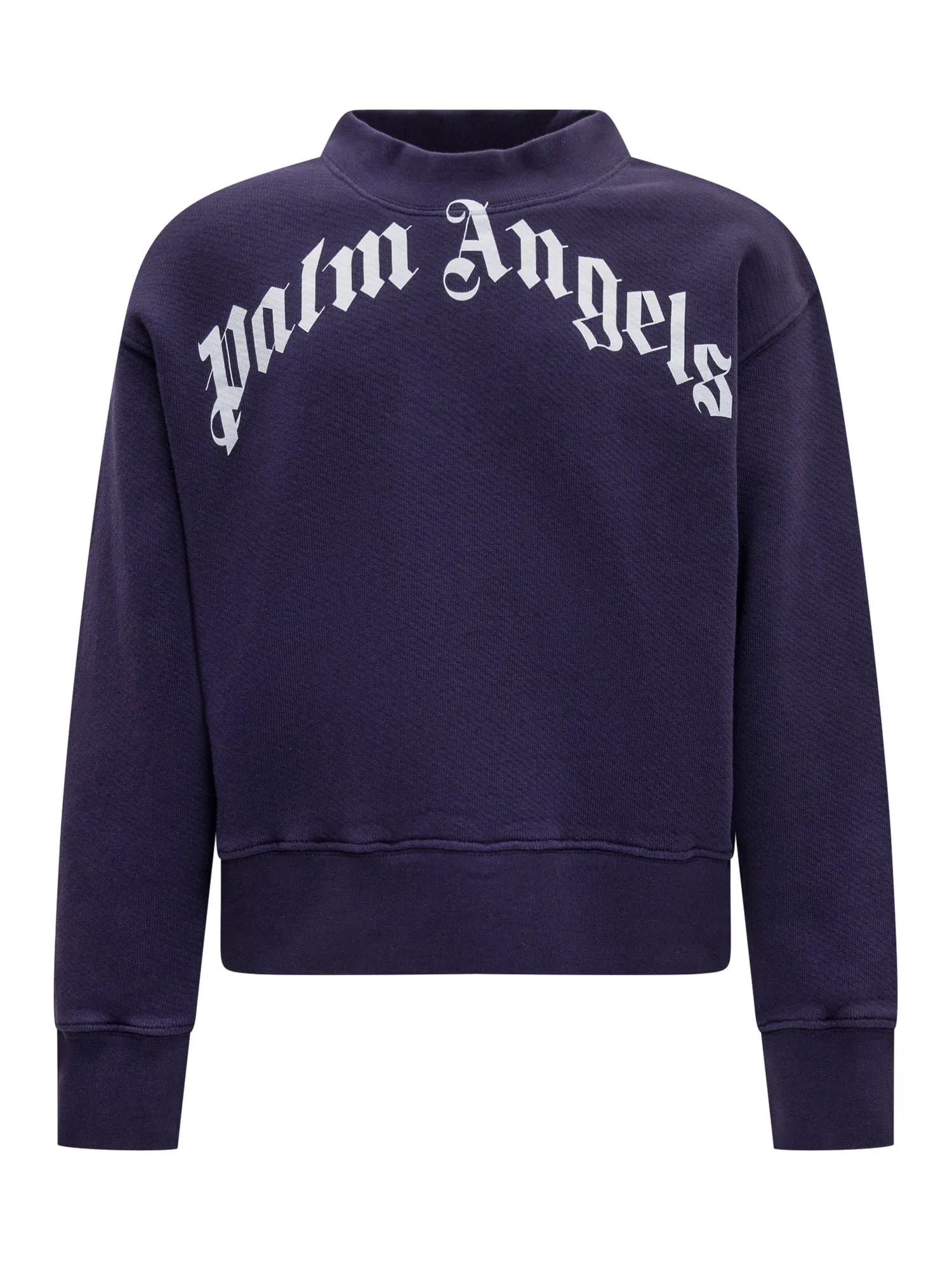 Palm Angels Kids Logo Print Crewneck Sweatshirt