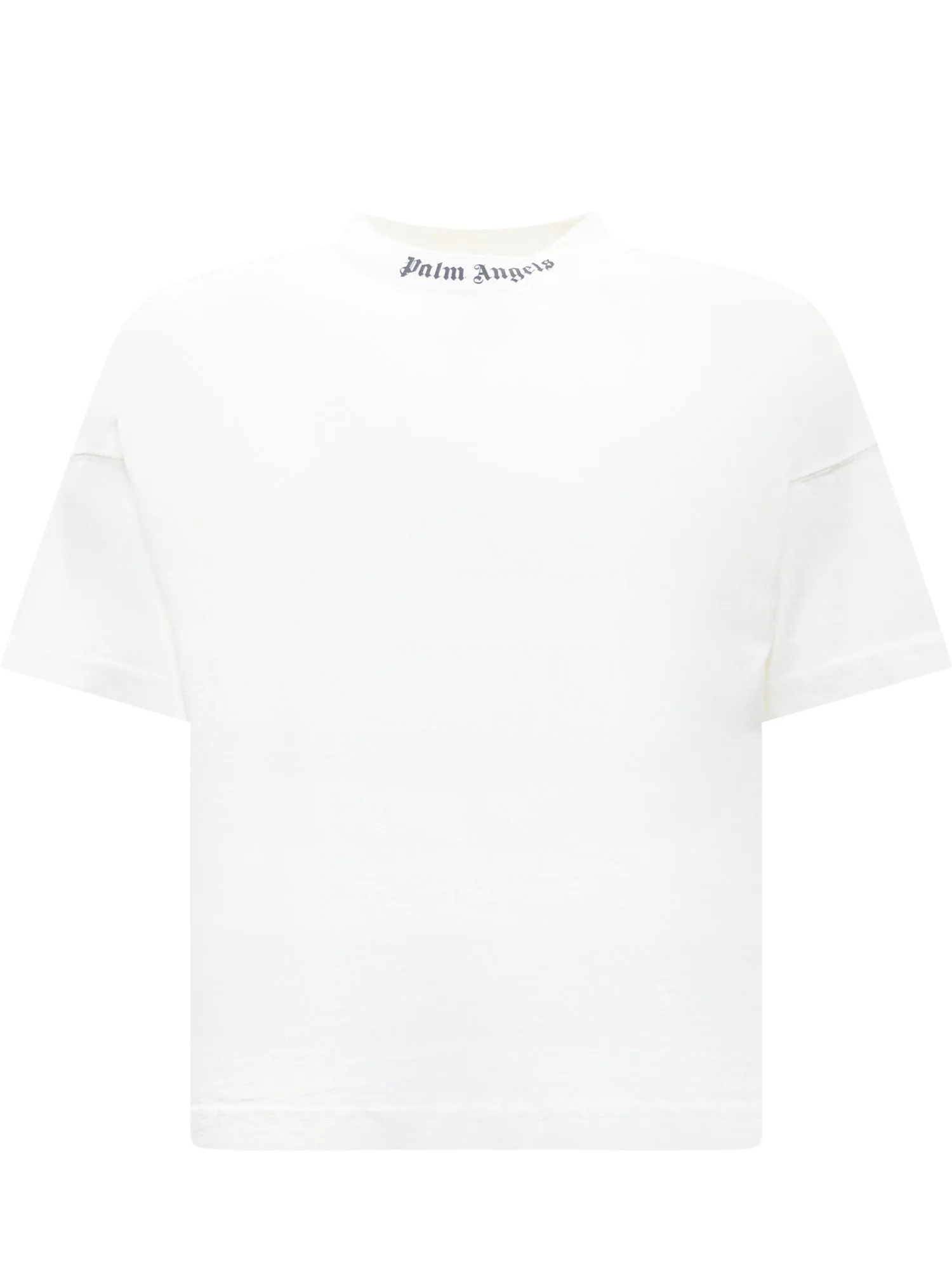 Palm Angels Kids Logo Print Crewneck T-Shirt