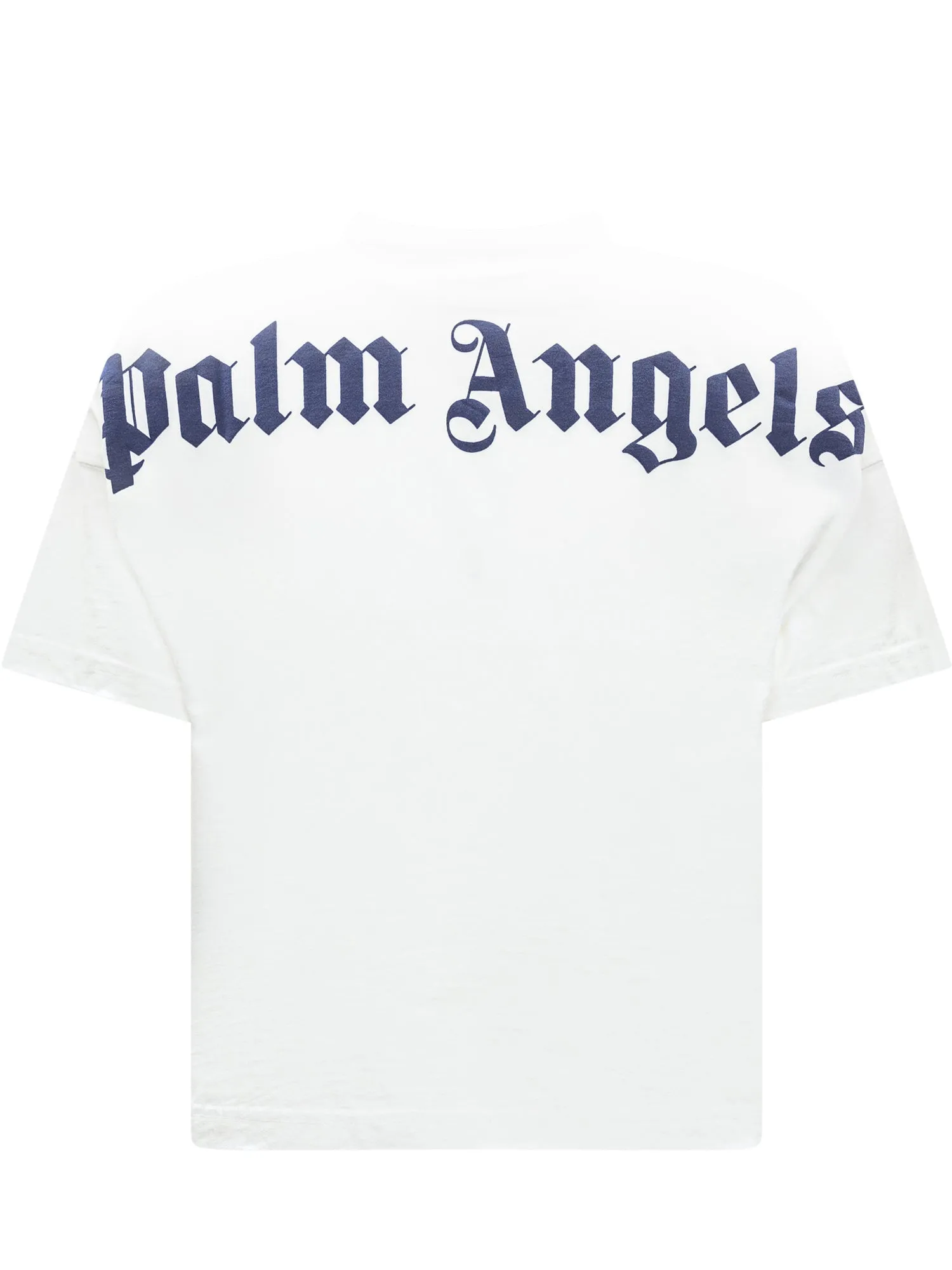 Palm Angels Kids Logo Print Crewneck T-Shirt