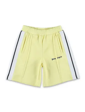 Palm Angels Kids Logo Print Track Shorts
