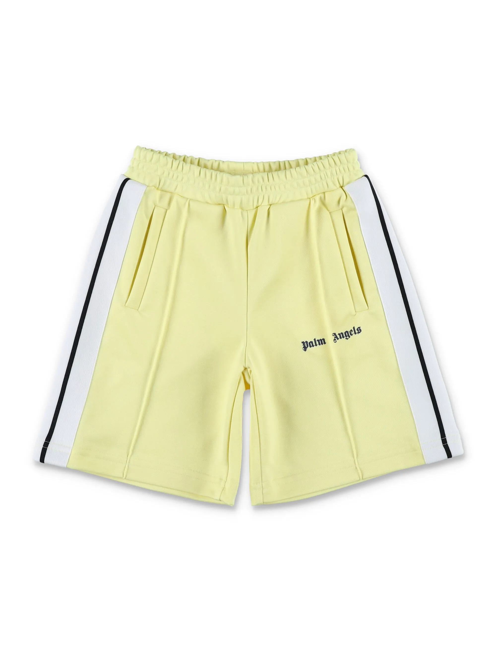 Palm Angels Kids Logo Print Track Shorts