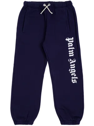 Palm Angels Kids Logo Printed Pants