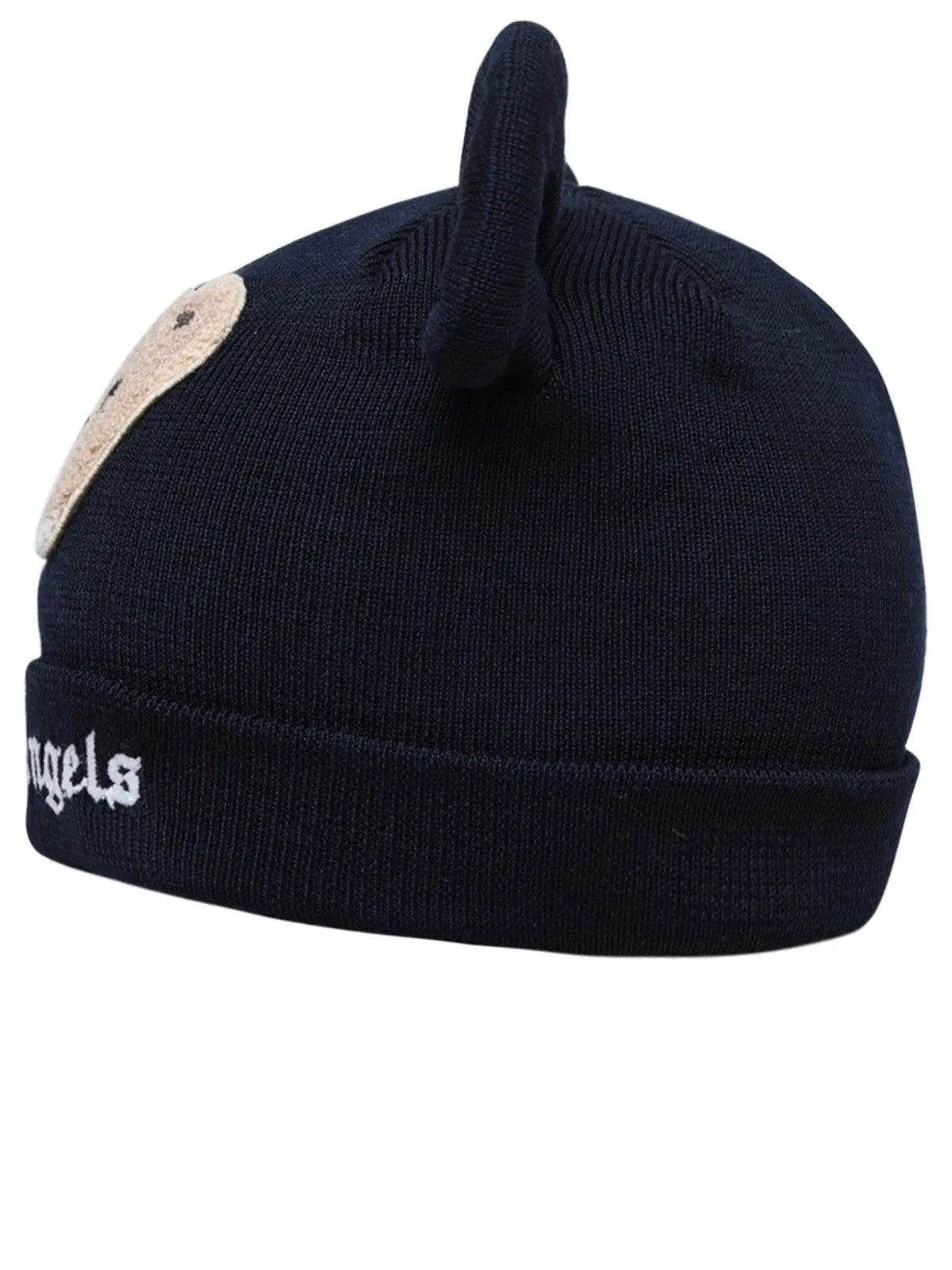 Palm Angels Kids Teddy Bear Embellished Beanie