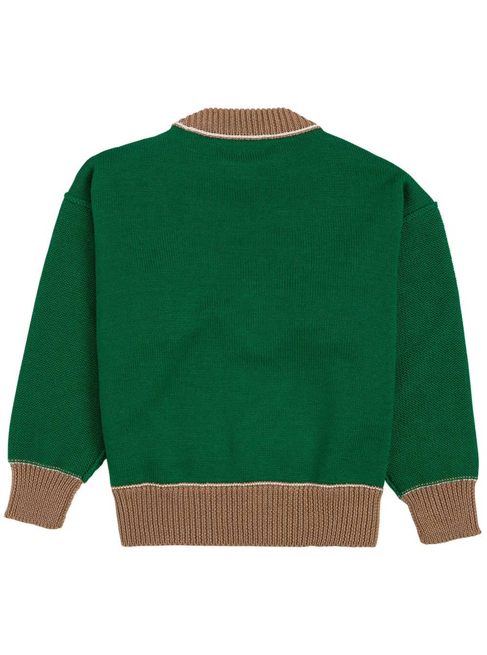 Palm Angels Kids Teddy Bear Intarsia Jumper
