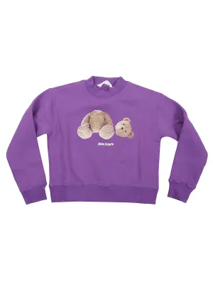 Palm Angels Kids Teddy Bear Printed Sweatshirt