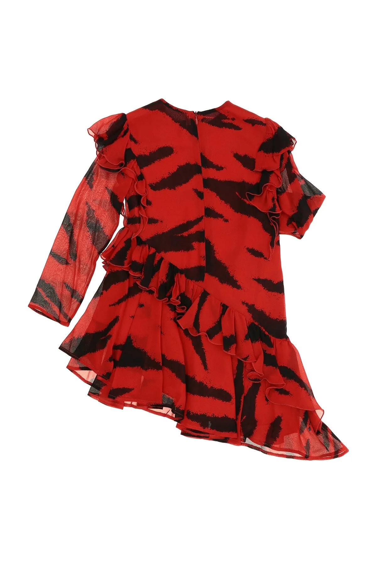 Philosophy Di Lorenzo Serafini Kids Animal Print Ruffled Dress