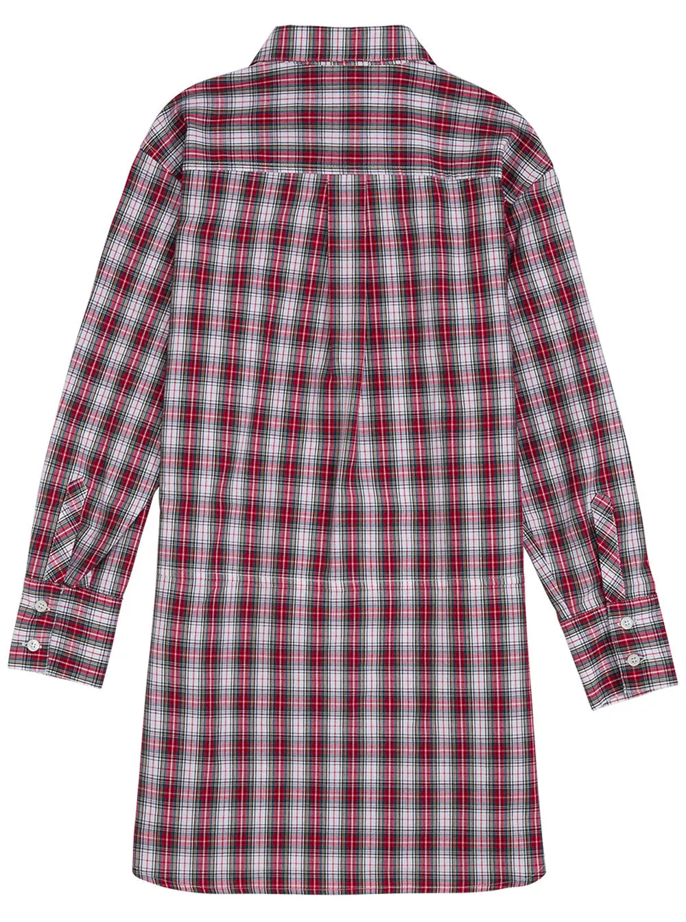 Philosophy Di Lorenzo Serafini Kids Check Print Longline Shirt