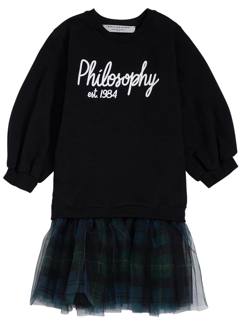 Philosophy Di Lorenzo Serafini Kids Logo Print Tulle Dress