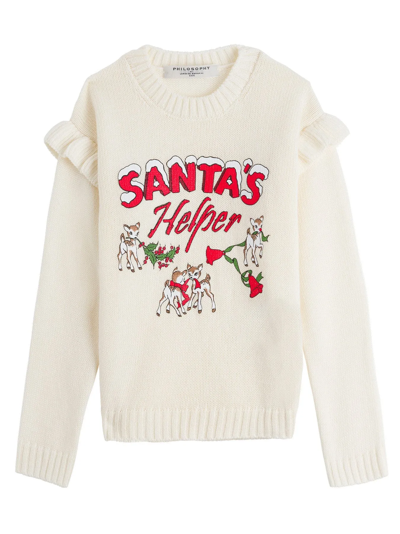 Philosophy Di Lorenzo Serafini Kids Santa's Helper Knitted Jumper