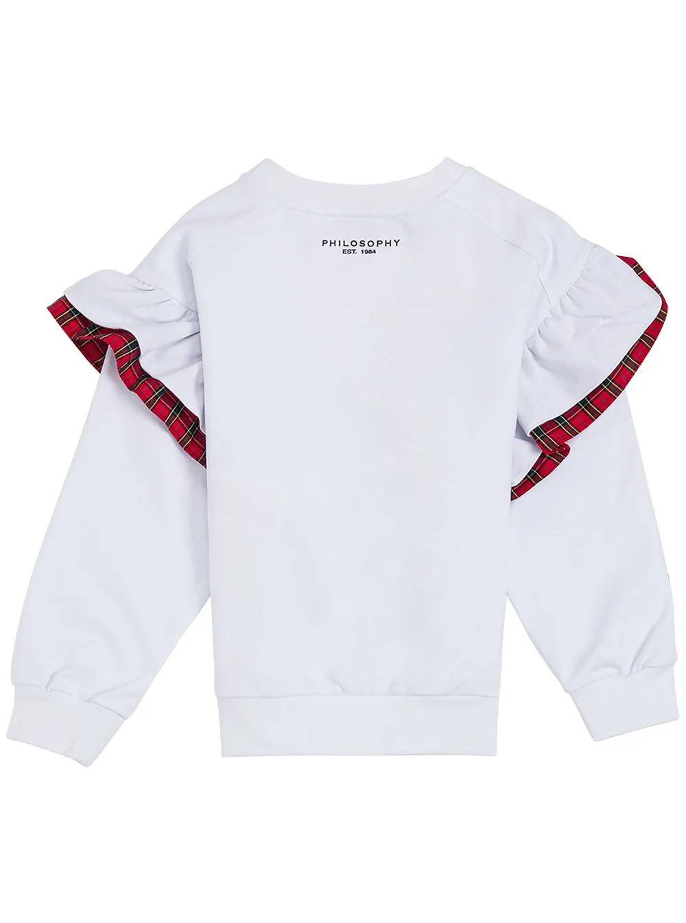 Philosophy Di Lorenzo Serafini Kids Tartan Logo Sweatshirt