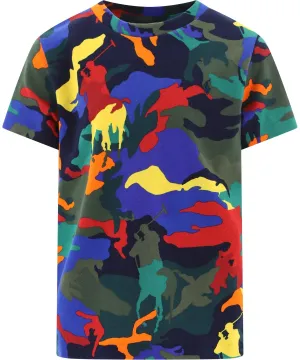 Ralph Lauren Kids Camouflage Printed T-Shirt