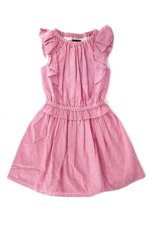 Ralph Lauren Kids Checked Ruffled Dress