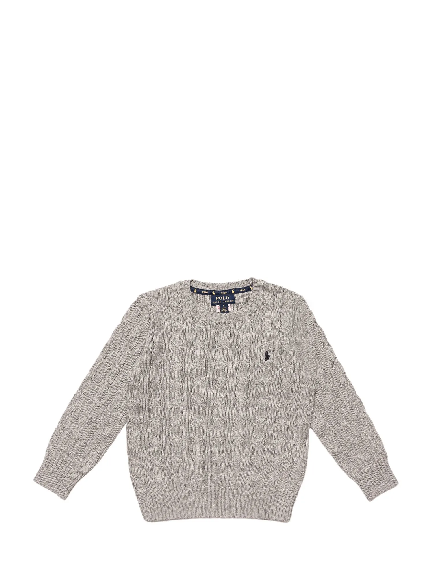 Ralph Lauren Kids Logo Cable-Knit Sweater