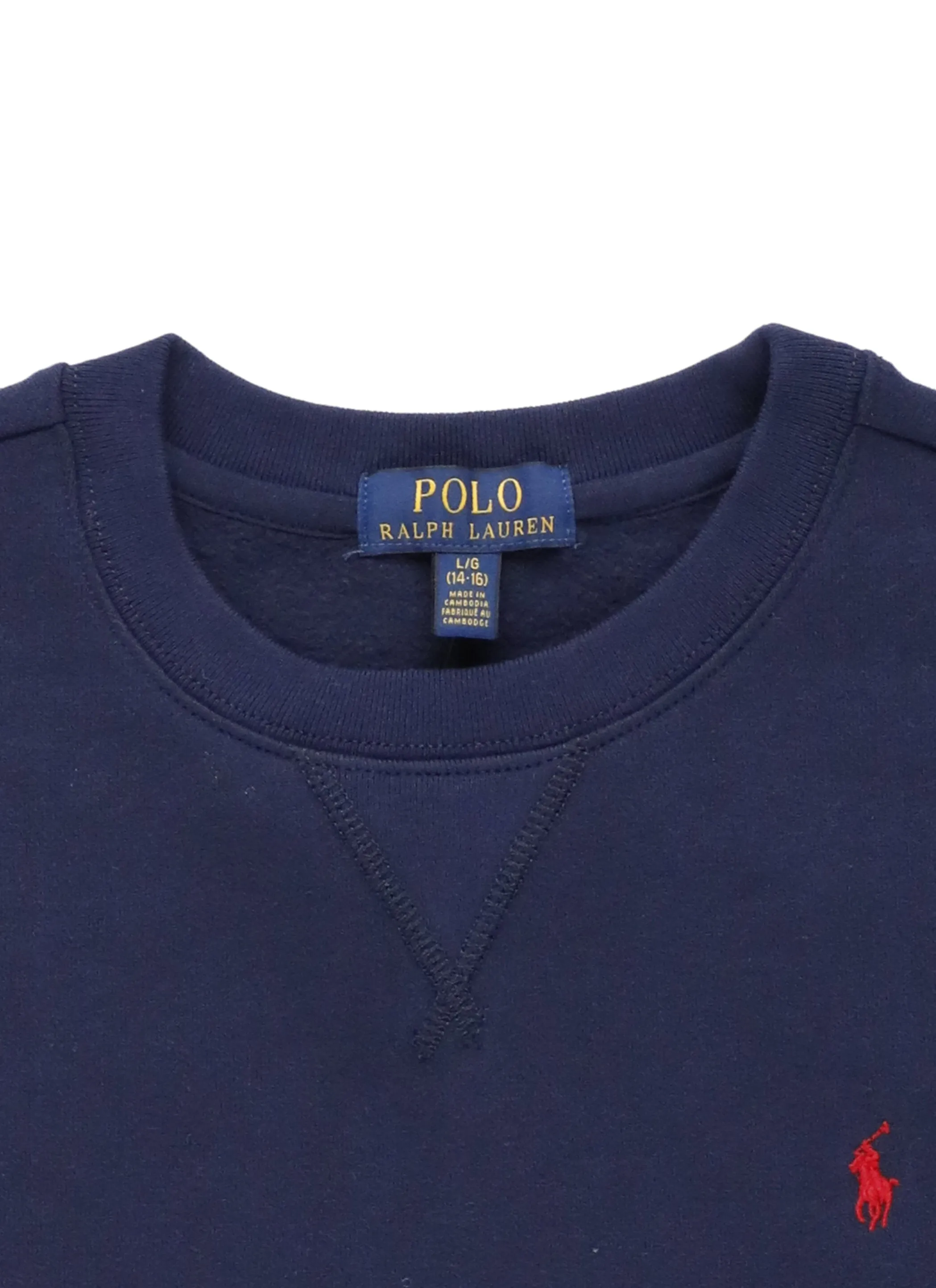 Ralph Lauren Kids Logo Embroidered Crewneck Sweatshirt