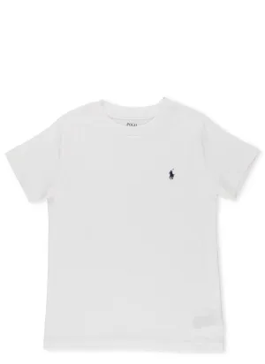 Ralph Lauren Kids Logo Embroidered Crewneck T-Shirt