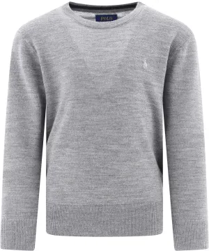 Ralph Lauren Kids Logo Embroidered Knit Jumper