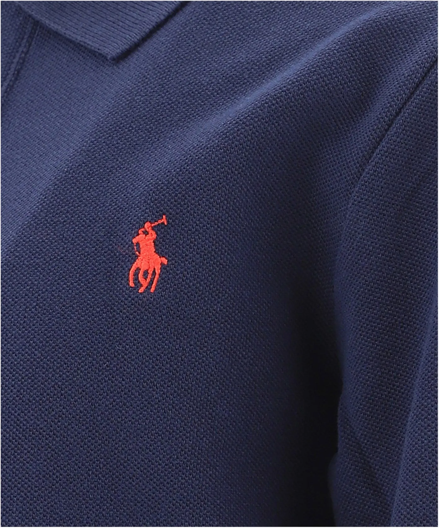 Ralph Lauren Kids Logo Embroidered Long Sleeve Polo Shirt