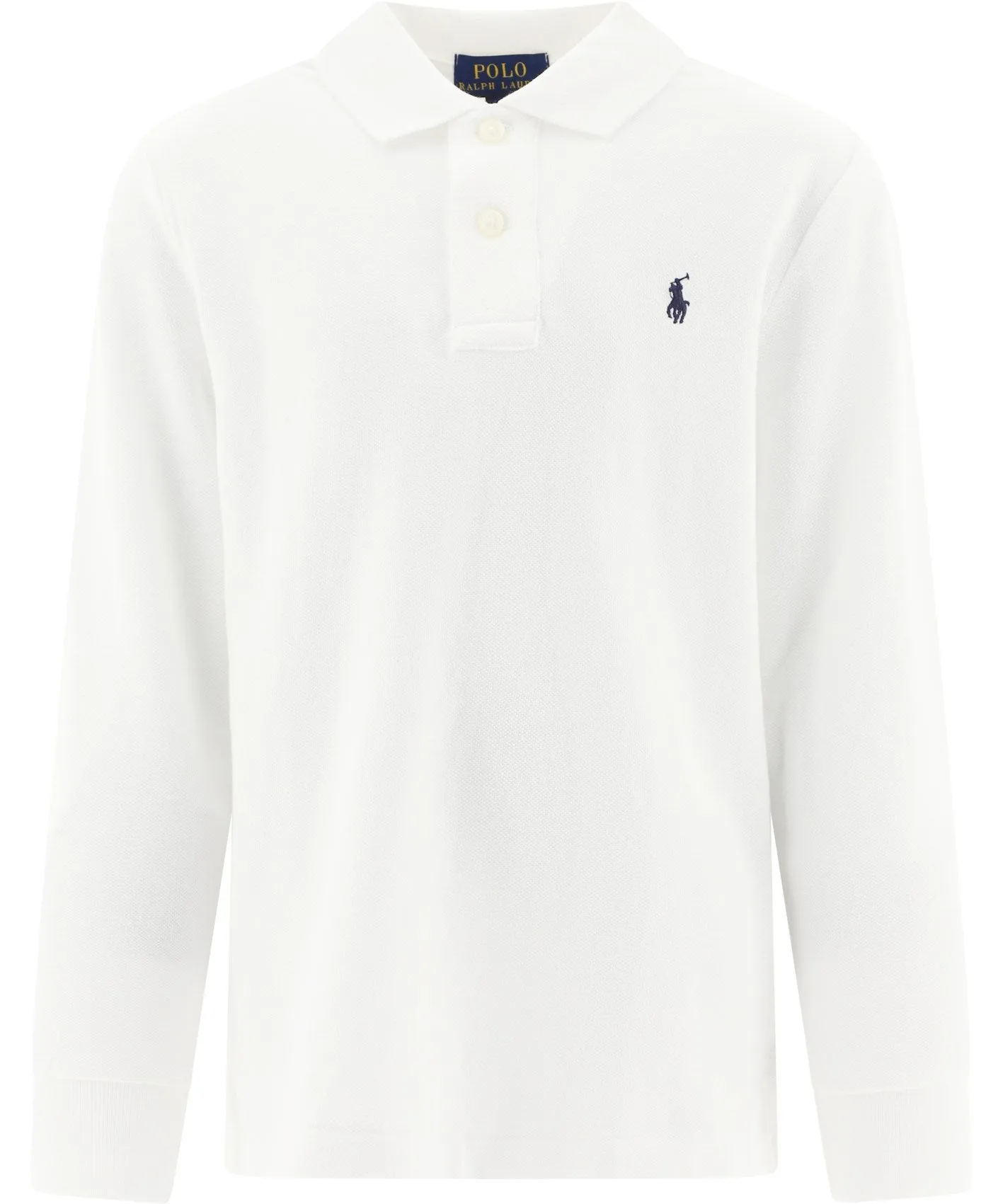 Ralph Lauren Kids Logo Embroidered Long Sleeve Polo Shirt