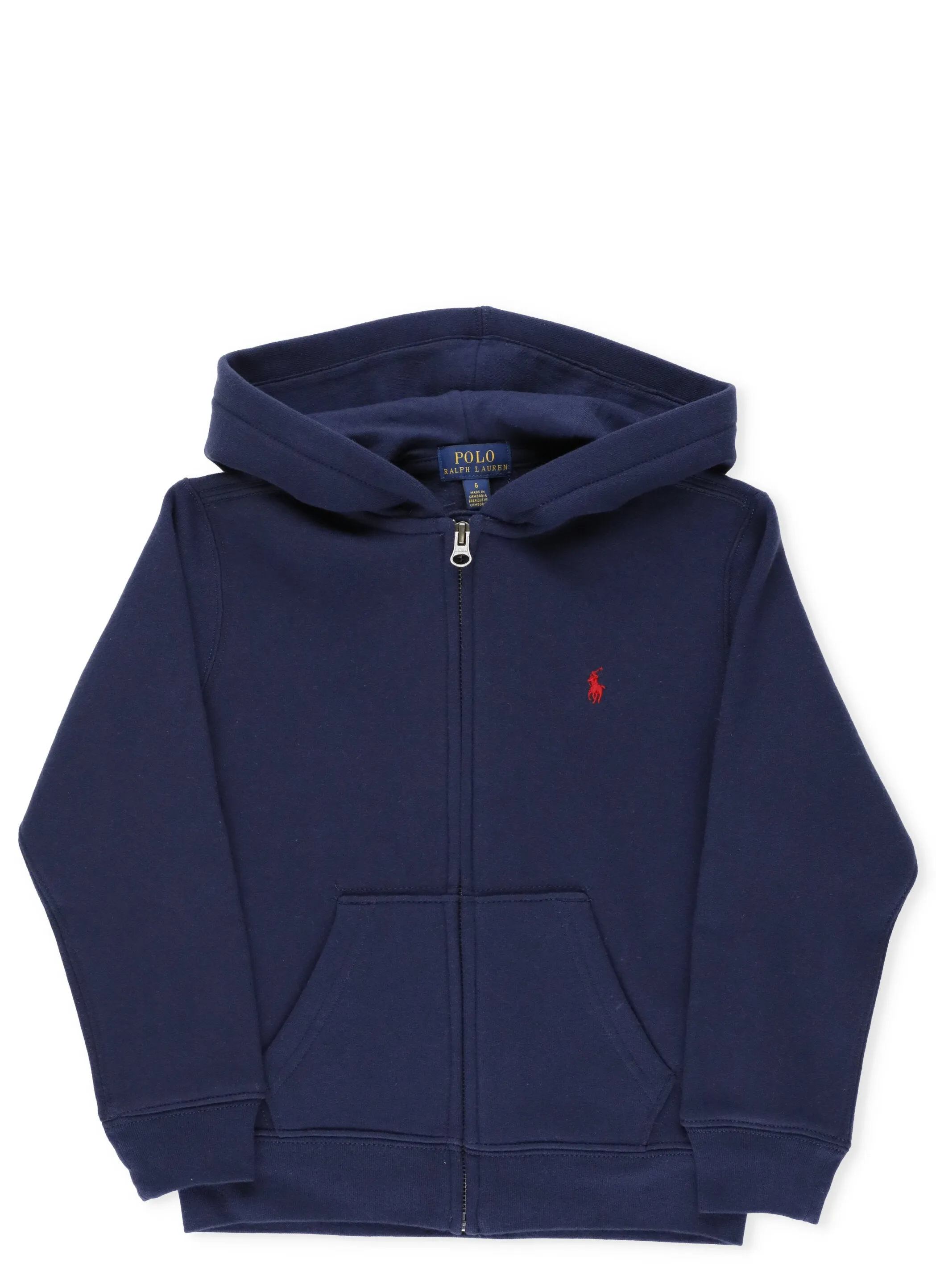 Ralph Lauren Kids Logo Embroidered Zipped Hoodie