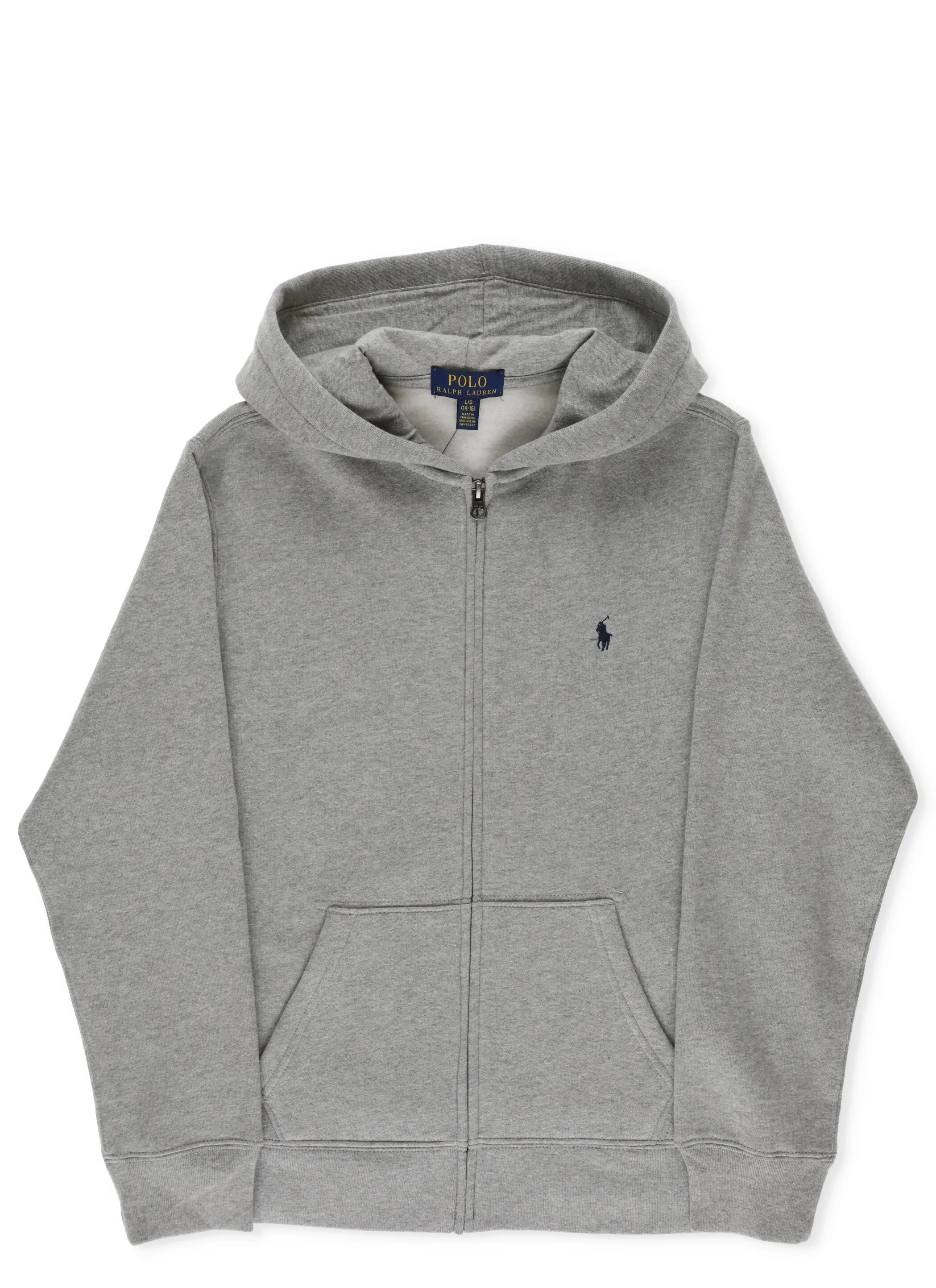 Ralph Lauren Kids Logo Embroidered Zipped Hoodie