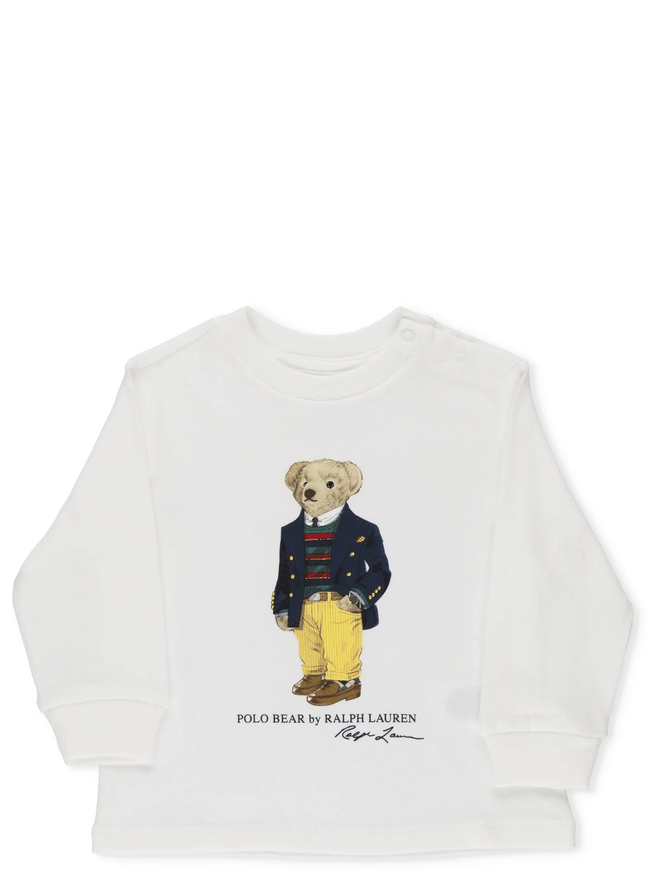 Ralph Lauren Kids Polo Bear Print Crewneck Sweatshirt