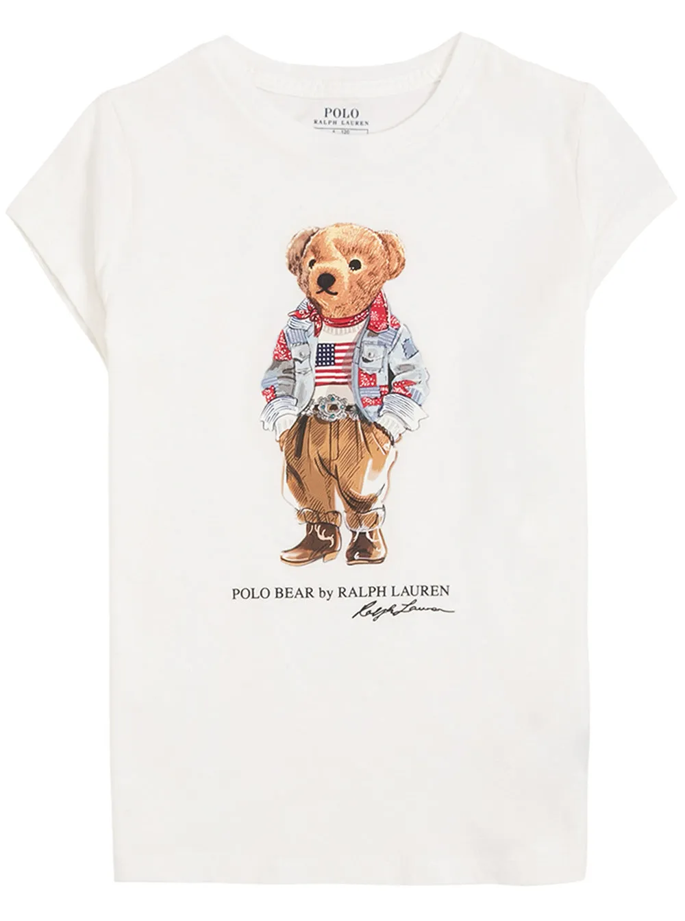 Ralph Lauren Kids Polo Bear Print T-Shirt