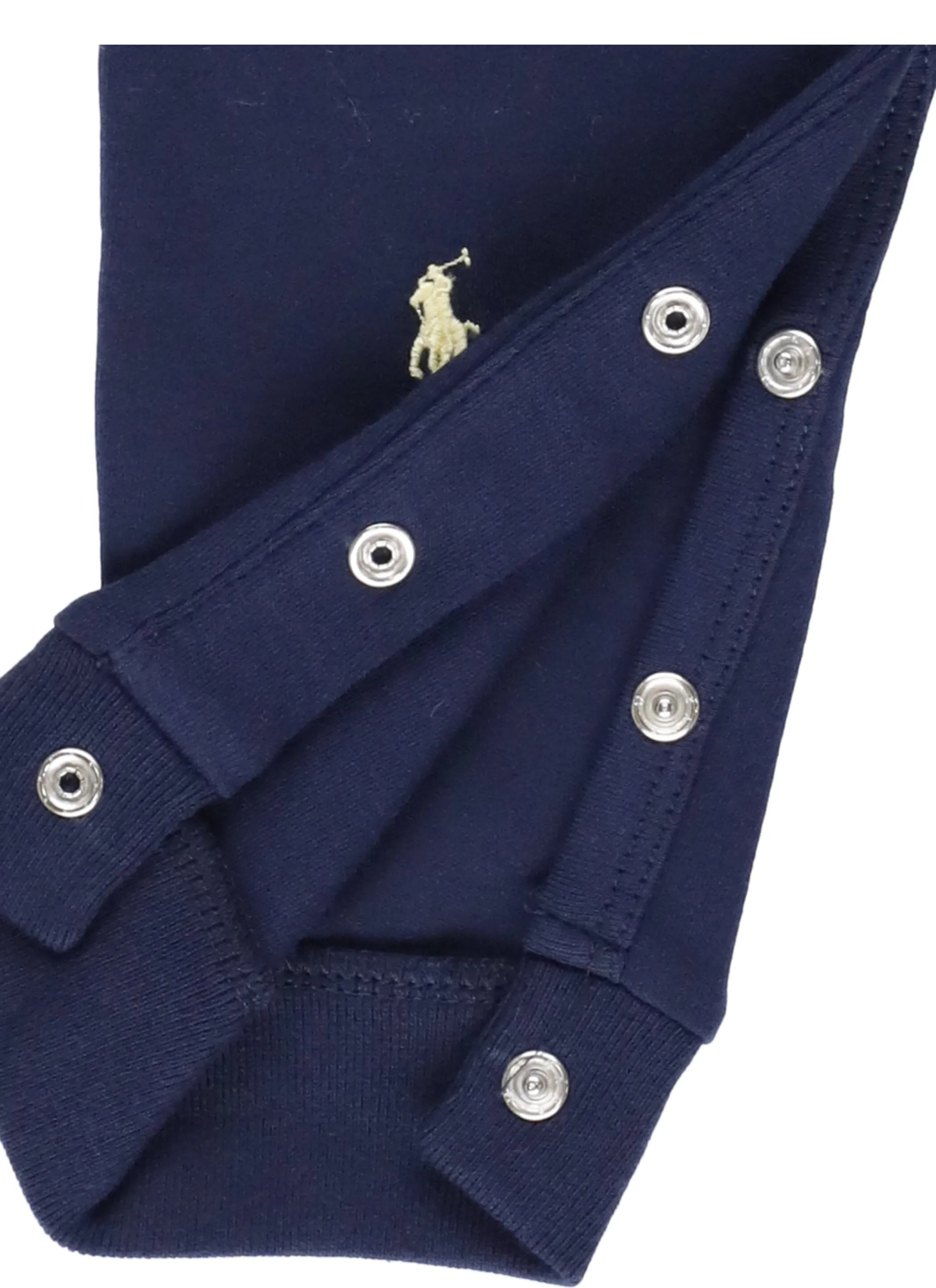 Ralph Lauren Kids Pony Embroidered Polo Collar Onesie