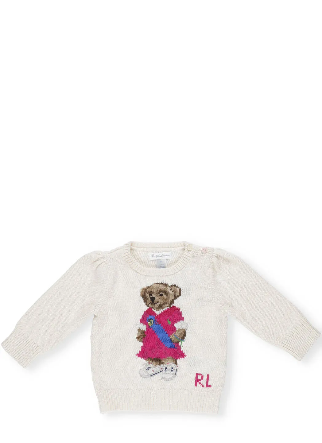 Ralph Lauren Kids Teddy Intarsia Jumper