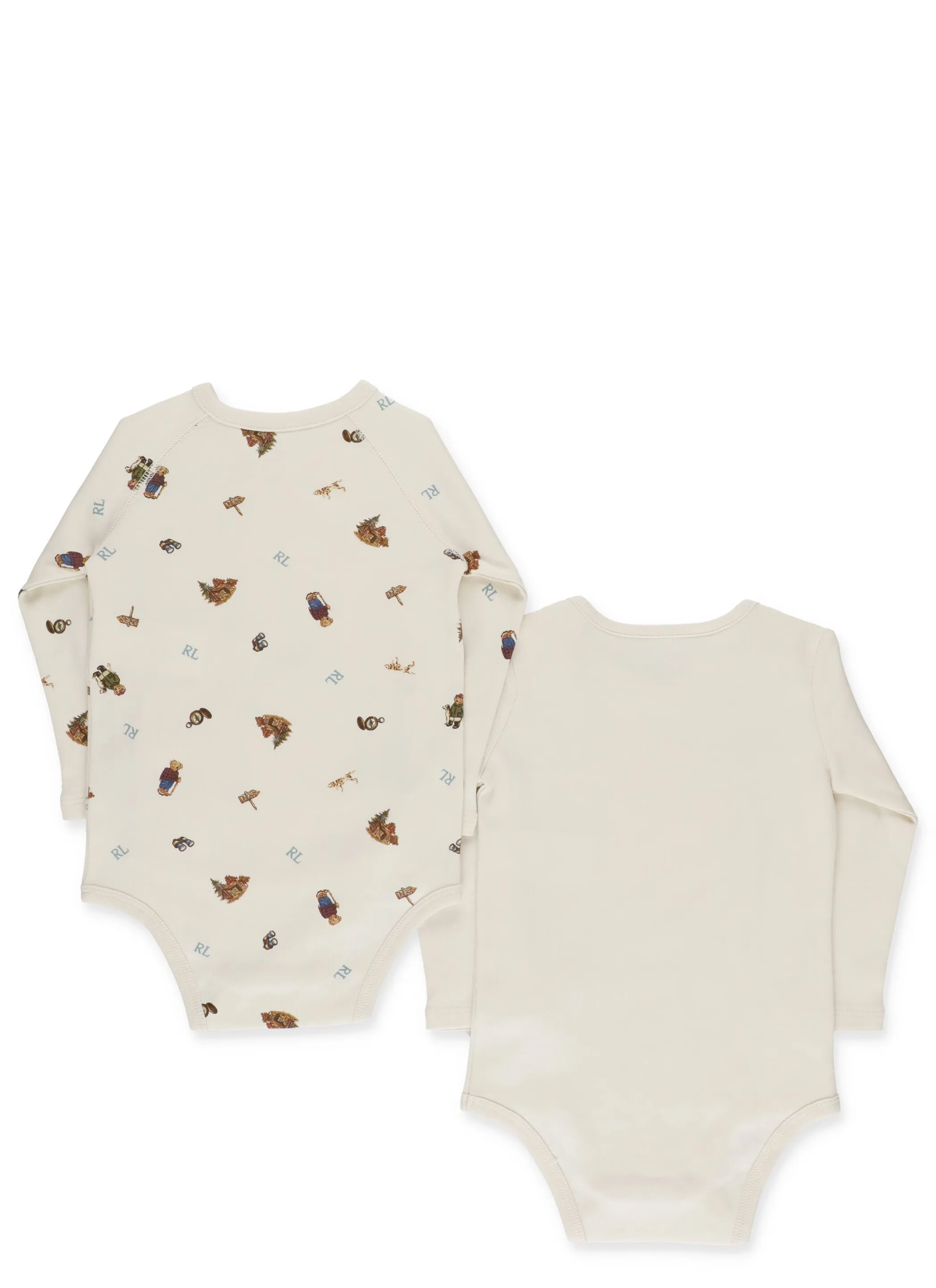 Ralph Lauren Kids Two-Pack Graphic Printed Onesies