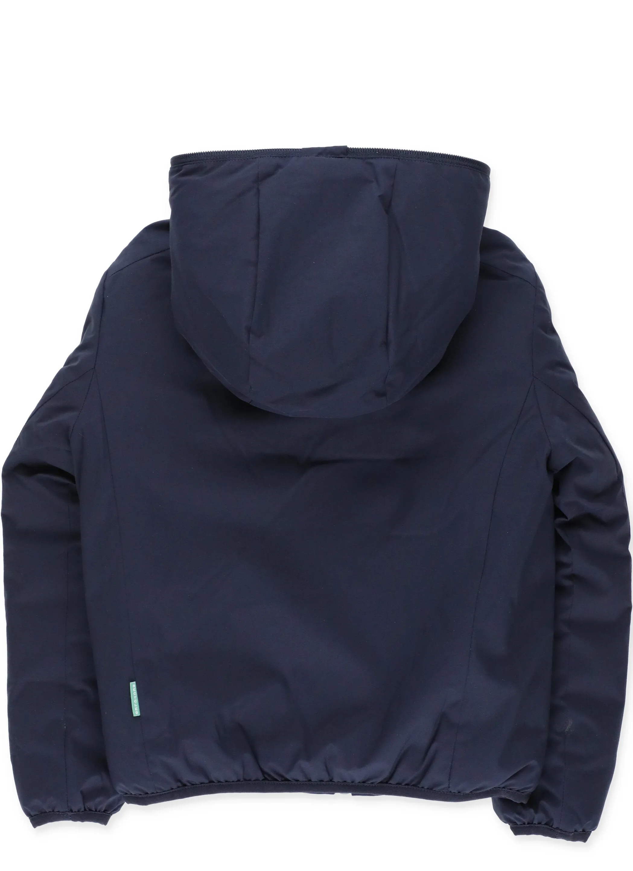 Save The Duck Kids Logo Patch Hooded Jacket