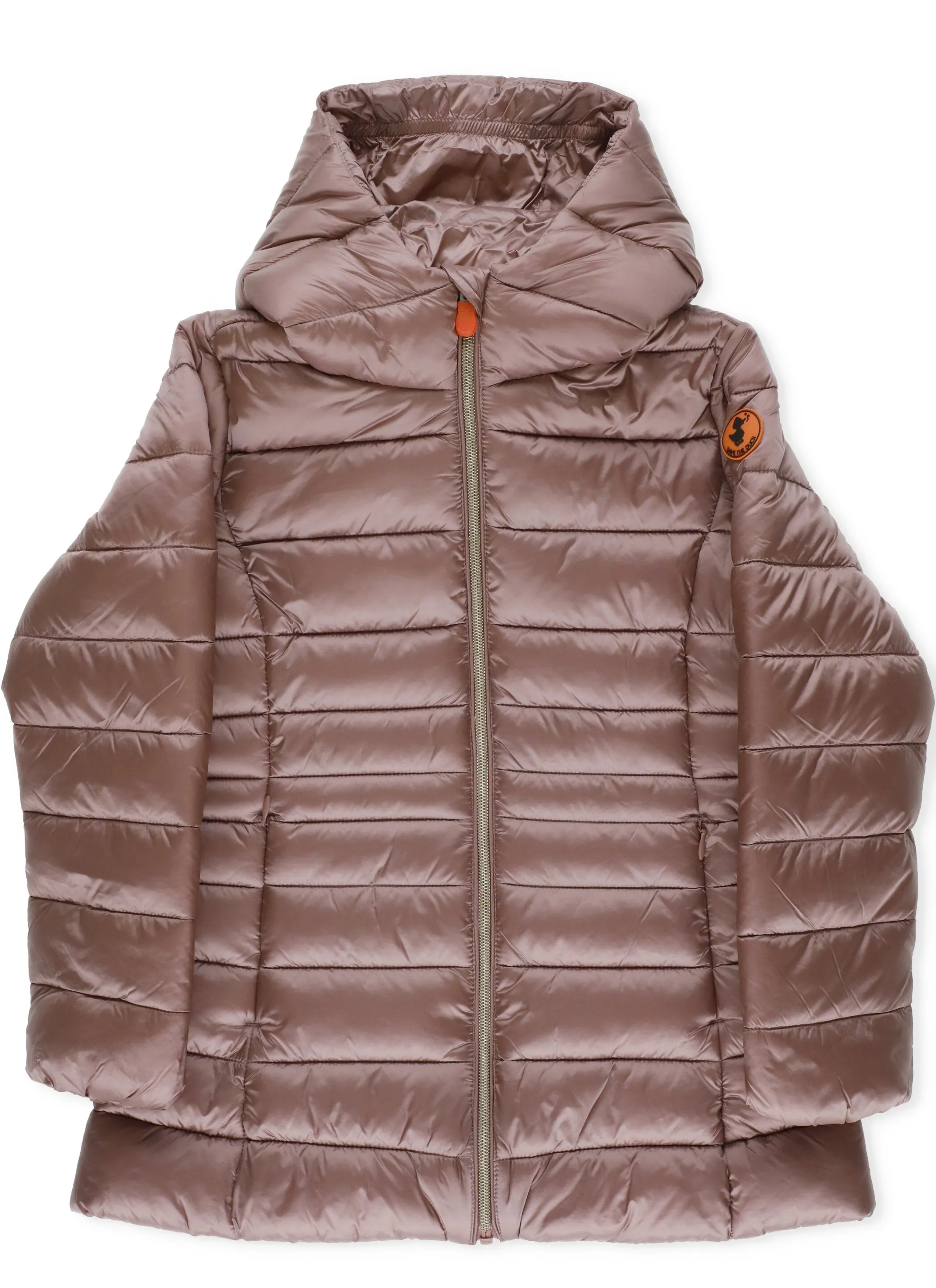 Save The Duck Kids Logo Patch Puffer Jacket