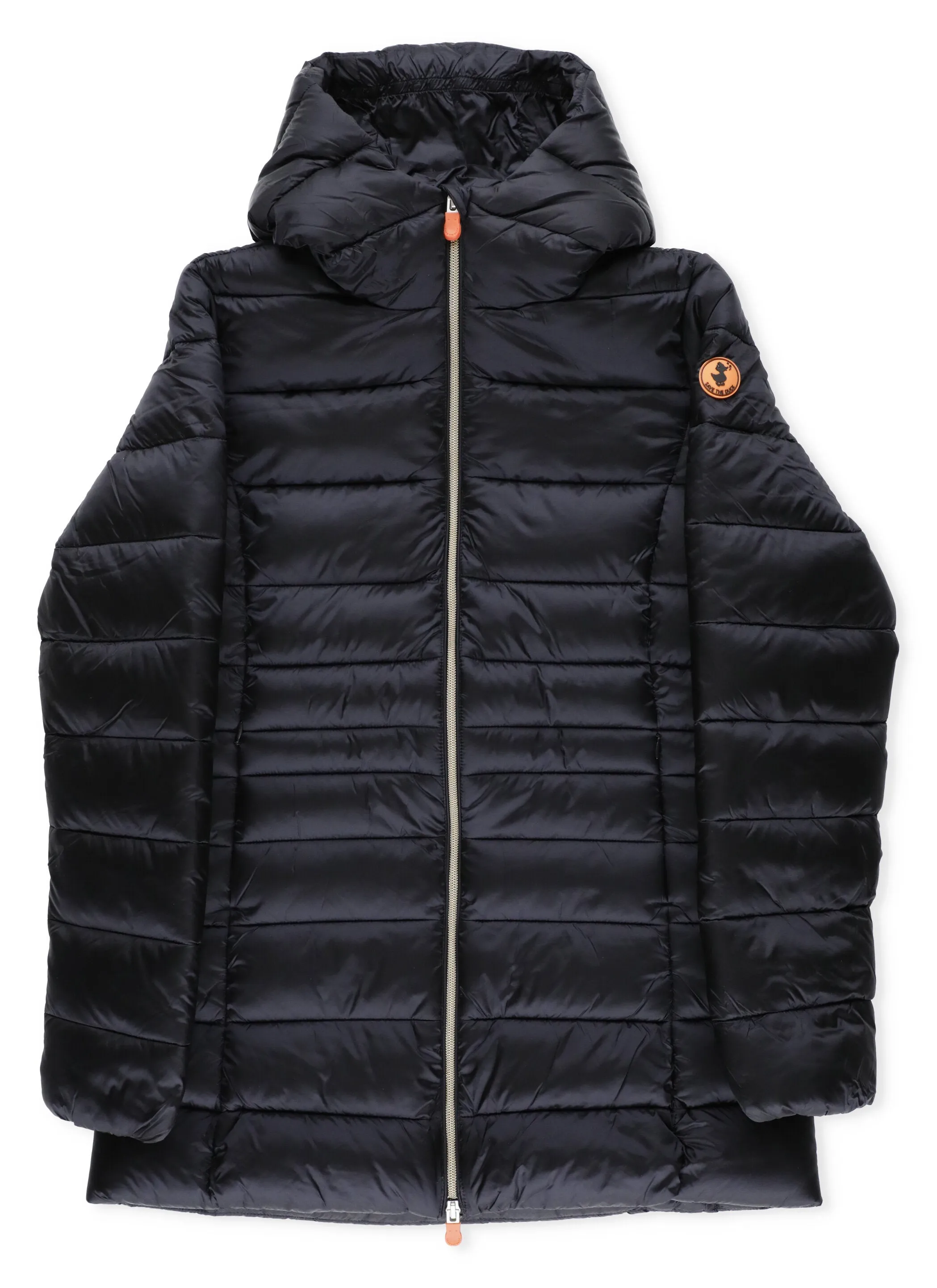Save The Duck Kids Logo Patch Puffer Jacket